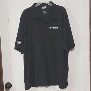 Men's 2XL: 'CORE365' Black Collared Shirt
